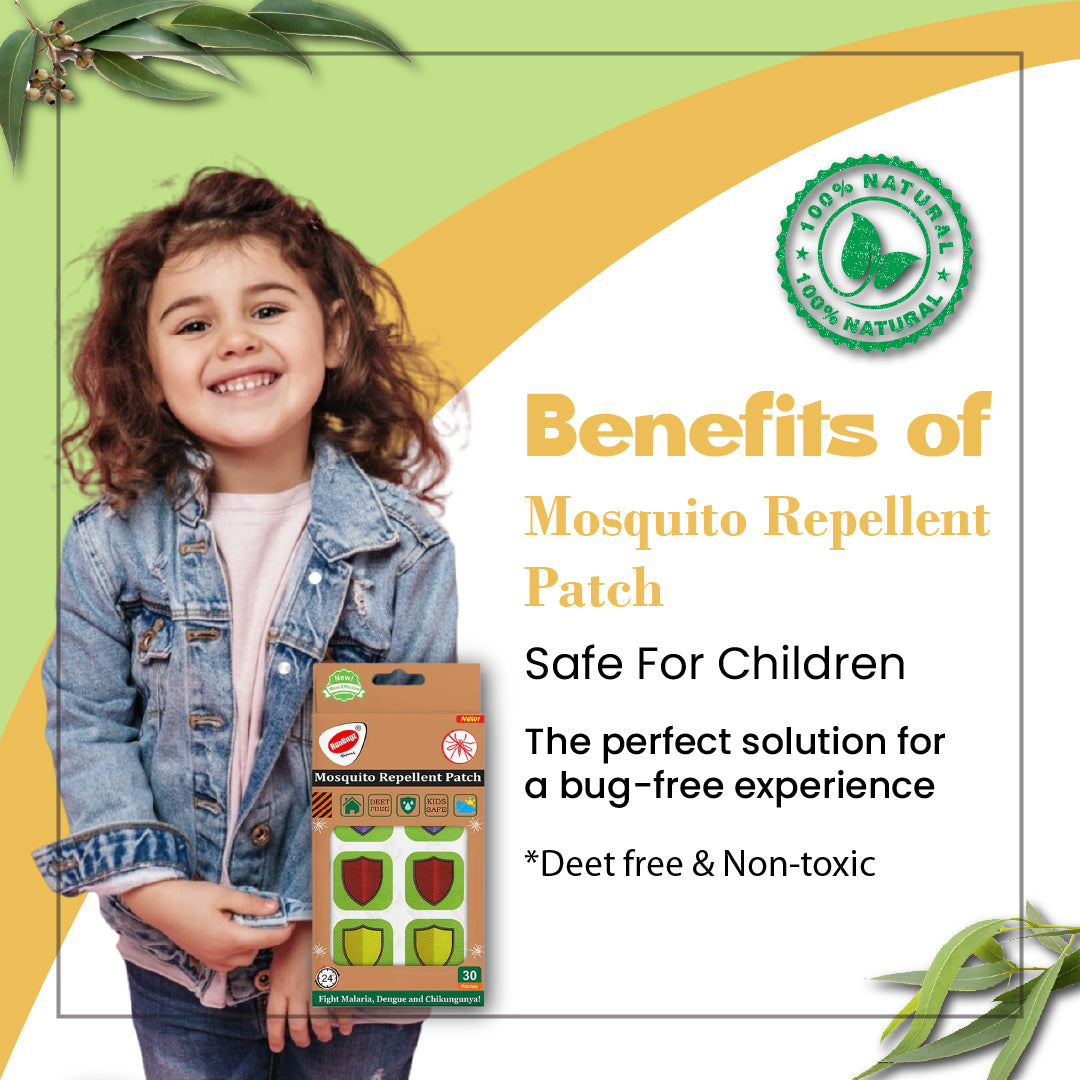 Mosquito repellent printed patches (Pack of 3 combo)