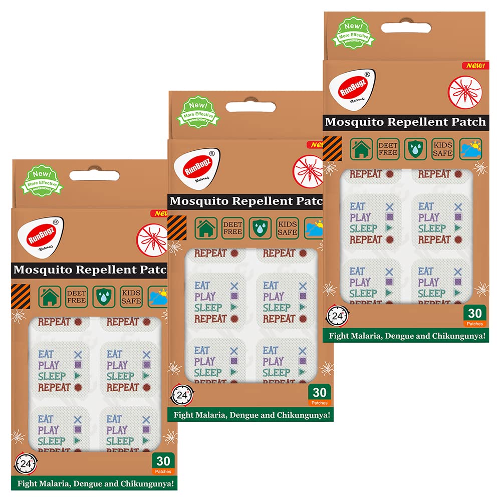Mosquito Repellent Patches, Eat-Play-Sleep, 30 patches