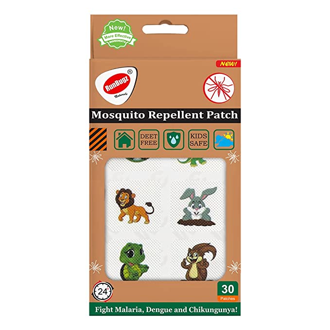 Mosquito Repellent Patches, Animal, 30 patches