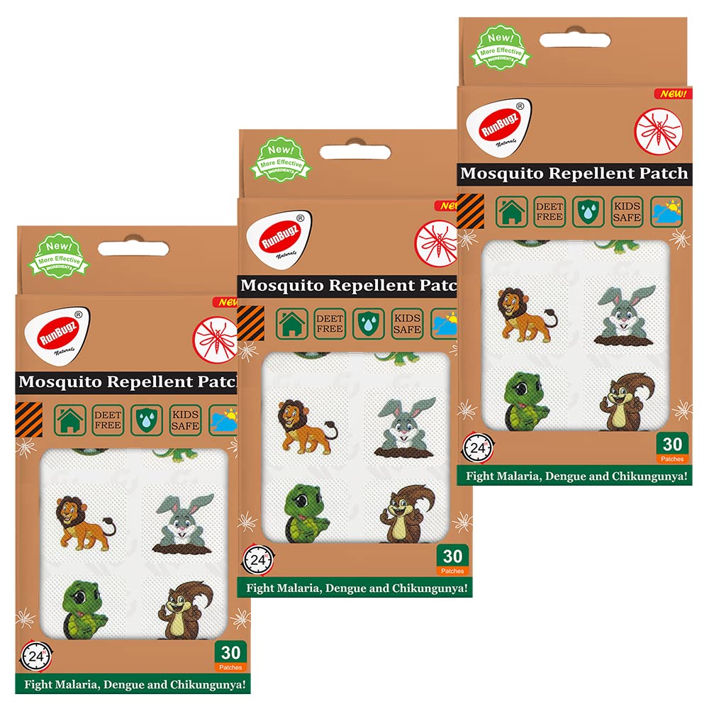 Mosquito Repellent Patches, Animal, 30 patches