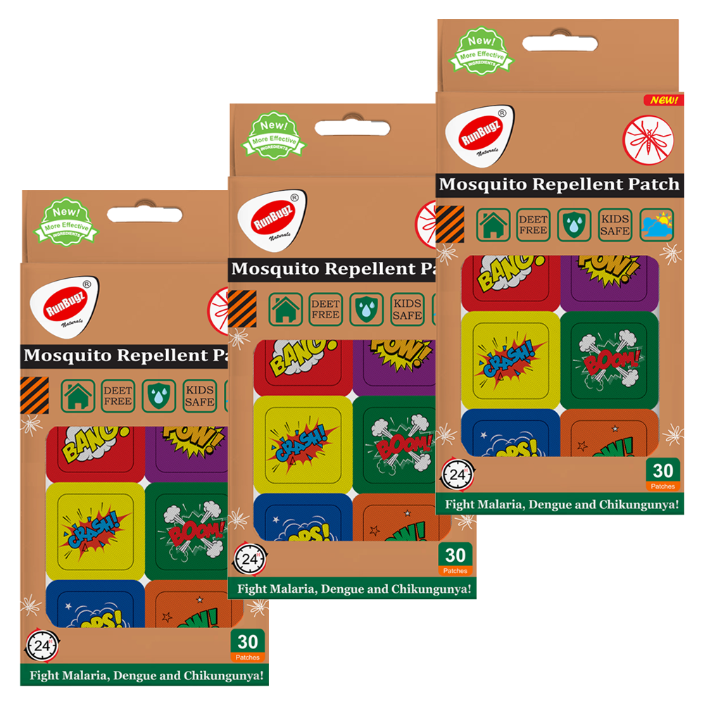 Mosquito Repellent Patches, Boom Printed, 30 patches