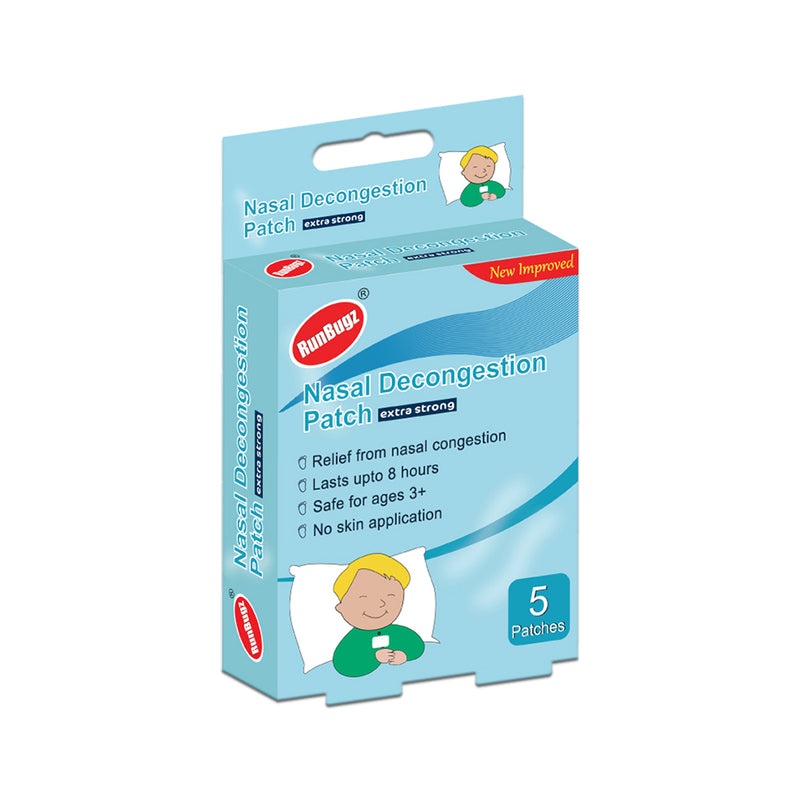 Nasal Decongestion Patches, 5 Patches