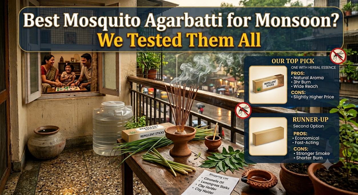 Best Mosquito Agarbatti for Monsoon? We Tested Them All