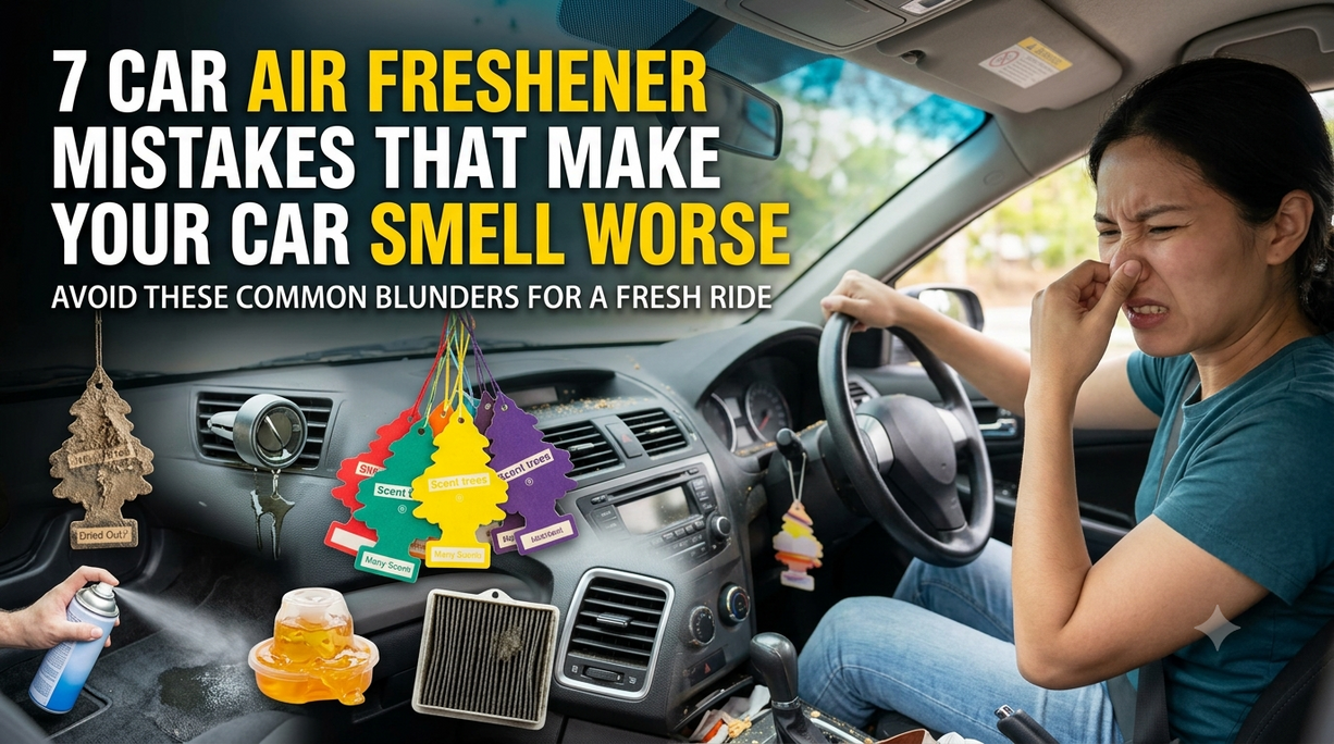 7 Car Air Freshener Mistakes That Make Your Car Smell Worse