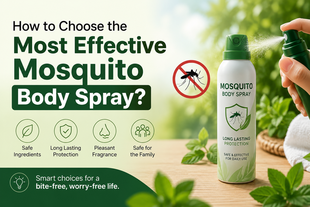 How to Choose the Most Effective Mosquito Body Spray