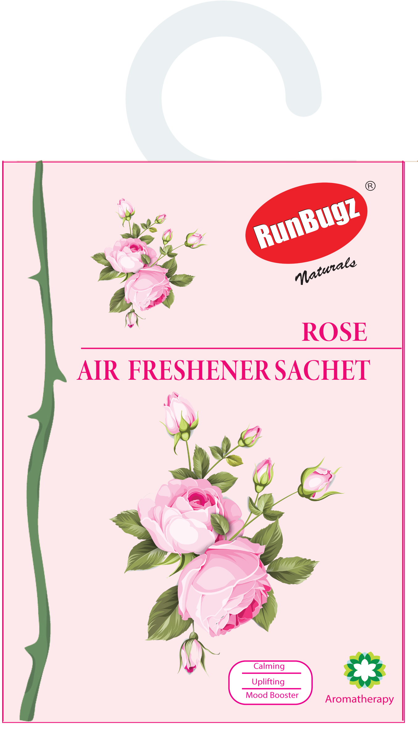 Runbugz Air Freshener Sachets for Cupboards, Cabinets & Small Areas - Pack of 6