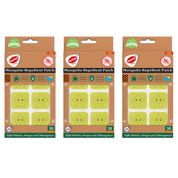 Mosquito Repellent Printed Patches - 30 Patches Per Pack