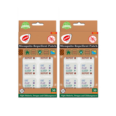 Mosquito Repellent Printed Patches - 30 Patches Per Pack