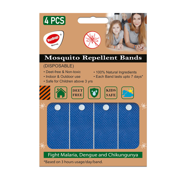 Mosquito Repellent Bands for Kids - One month pack - Blue