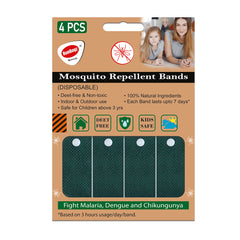 Mosquito Repellent Bands for Kids - One month pack - Green