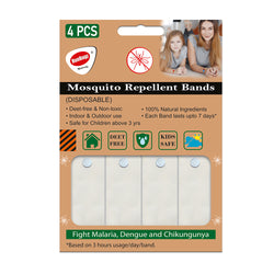 Mosquito Repellent Bands for Kids - One month pack - White