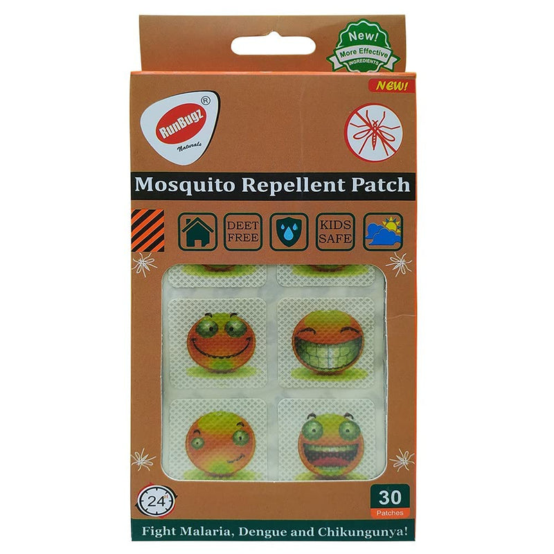 Mosquito Repellent Patches, Silly Smiley, 30 patches