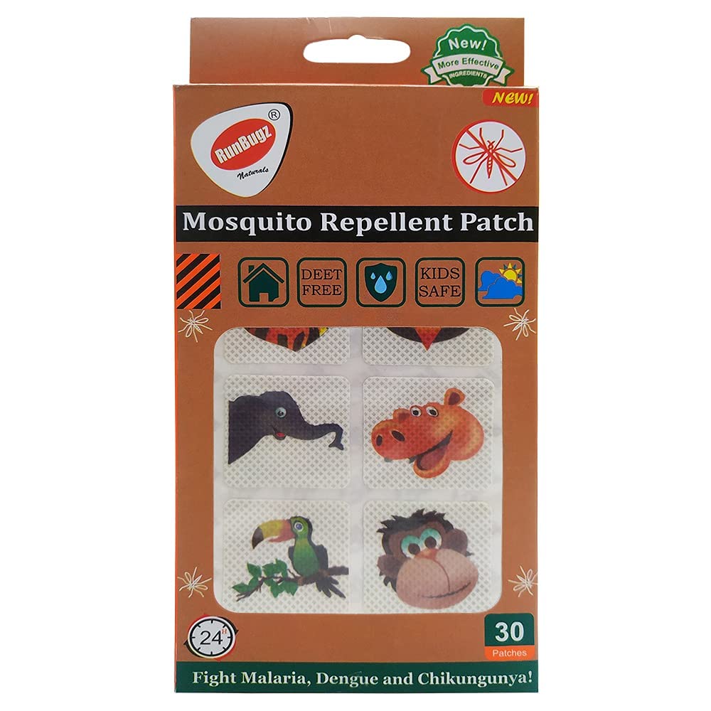 Mosquito Repellent Patches, New Animal, 30 patches