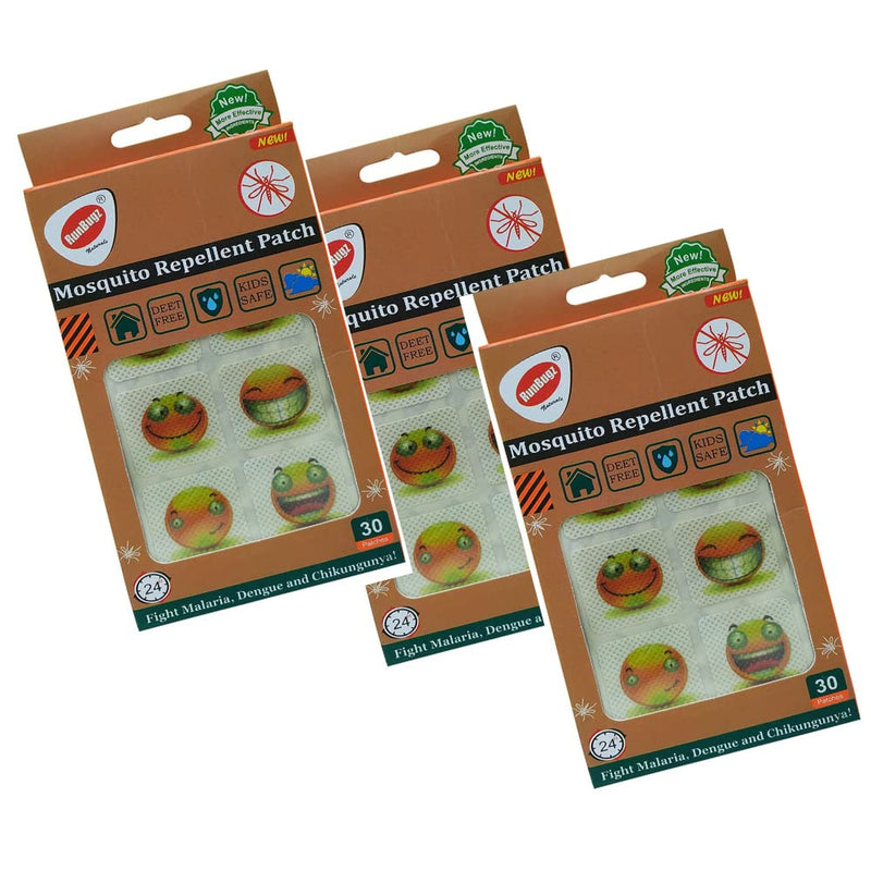 Mosquito Repellent Patches, Silly Smiley, 30 patches