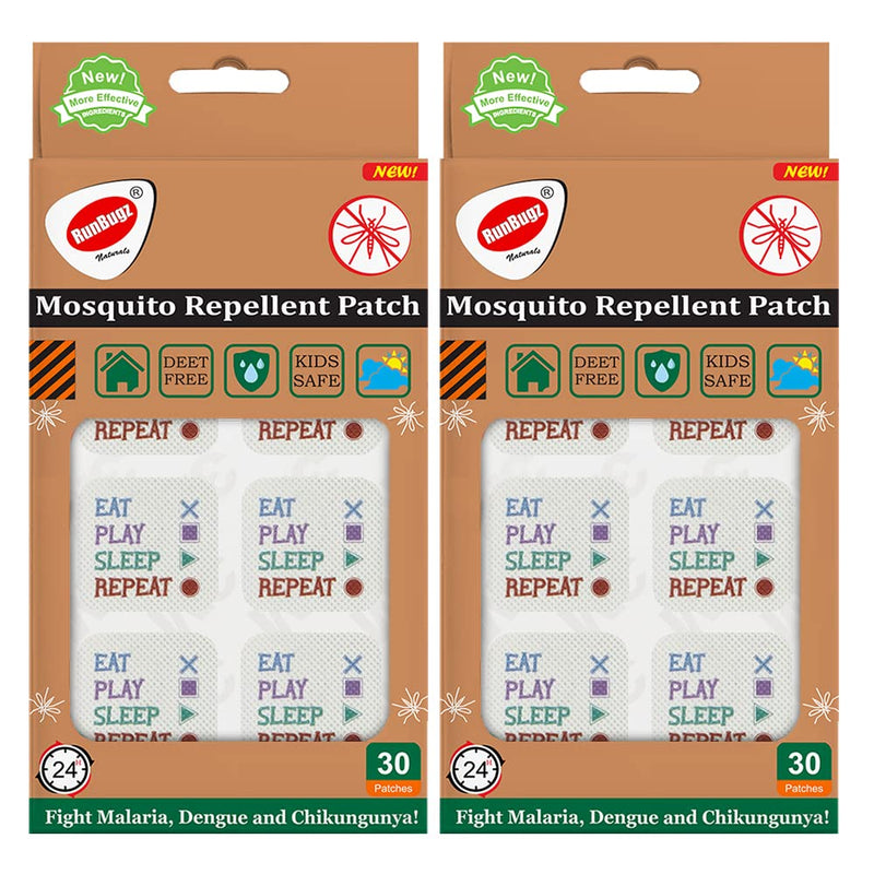 Mosquito Repellent Patches, Eat-Play-Sleep, 30 patches