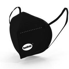 RunBugz Black Face Mask With 5 Layer Protection