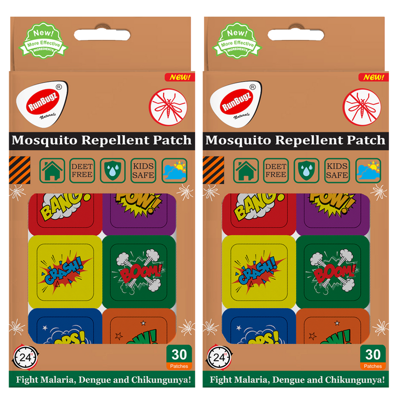 Mosquito Repellent Patches, Boom Printed, 30 patches