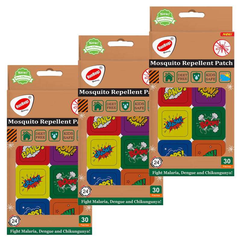 Mosquito Repellent Patches, Boom Printed, 30 patches