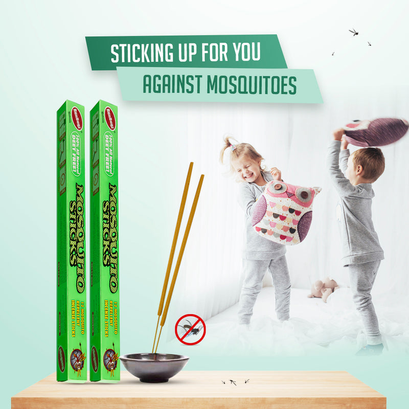 Mosquito Repellent Incense Sticks, 12pcs