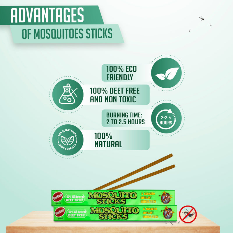 Mosquito Repellent Incense Sticks (Pack of 3)