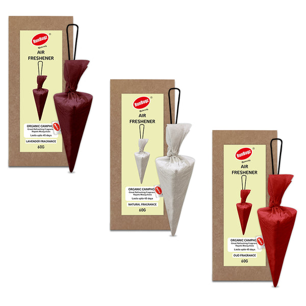 Camphor Air Freshener Tri-cones (Pack of 3 combo)