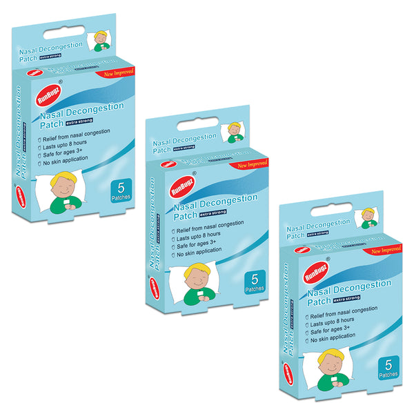 Nasal Decongestion Patches - 5 Patches Per Pack