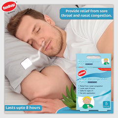 Nasal Decongestion Patches, 5 Patches (Pack of 6)