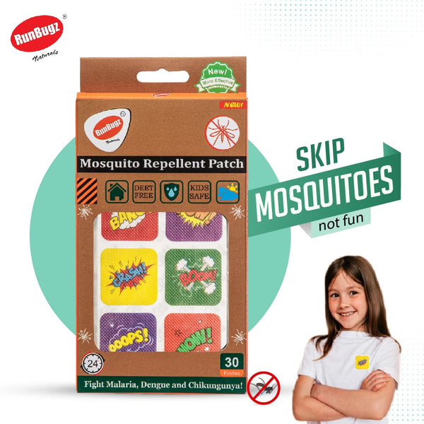 Mosquito Repellent Patches, Boom Printed, 30 patches