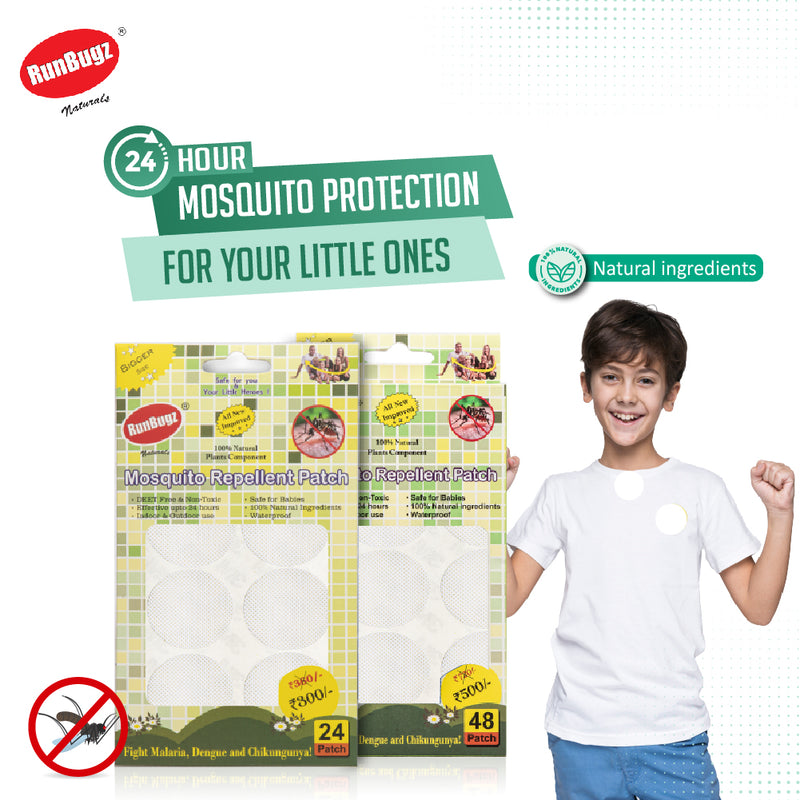 Mosquito Repellent Patches, White Color, 48pcs