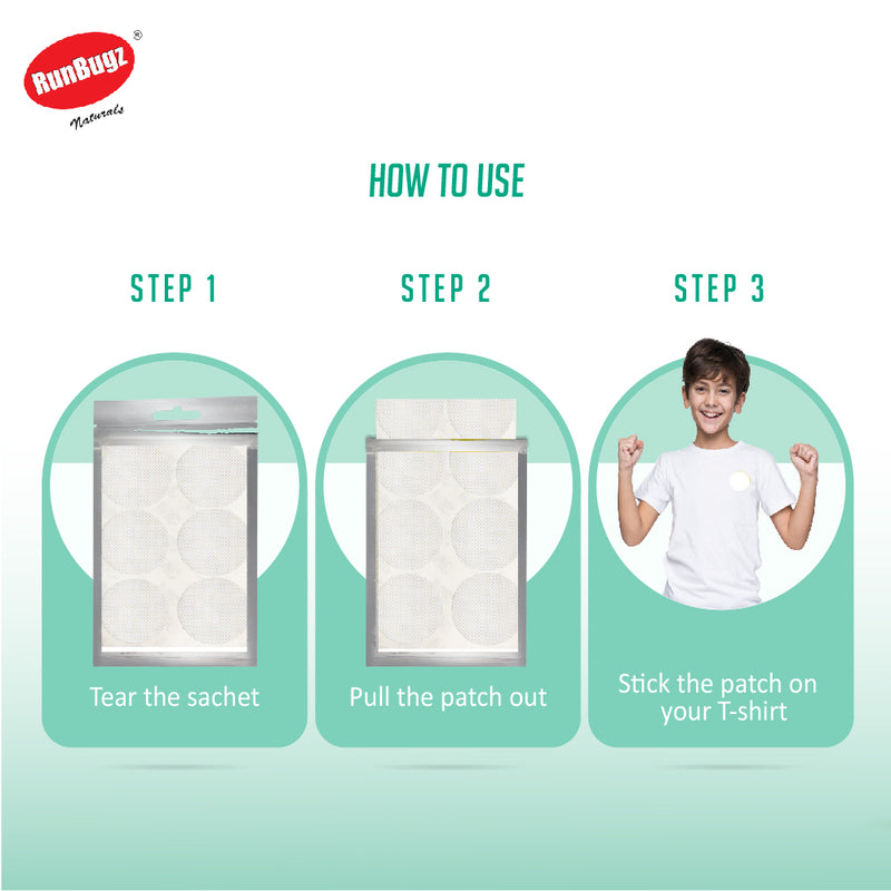 Mosquito Repellent Patches, White Color, 48pcs