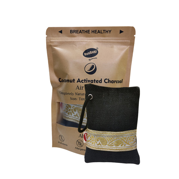 Activated Charcoal Air Freshener - Medium (100gms)