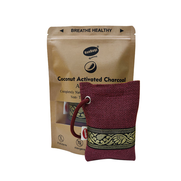 Activated Charcoal Air Freshener - Medium (100gms)