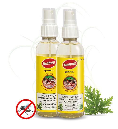 Natural Mosquito Repellent Body Spray, 100ml