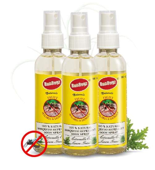 Natural Mosquito Repellent Body Spray 100ml Pack Of 3   Runbugspngs 29 Pichi 